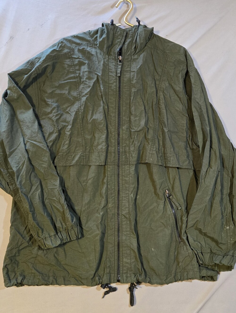 Pacific Trail Olive Green Men's Windbreaker Jacket